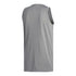 Adidas Men's 3G Basketball Heathered Tank Top, Silver
