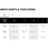 Adidas Men's Shirts & Tops Size Chart