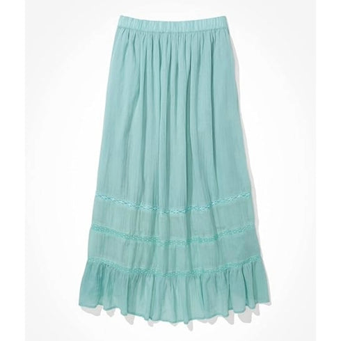 American Eagle Women's Hi-Low Midi Skirt