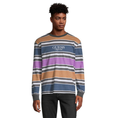 Guess Originals Block Stripe Long-Sleeve T-Shirt by Simons