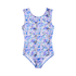 George Girls' Funky Waves Printed Tank Leotard, Small 6/7 - MGworld