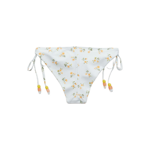 Aerie Printed Ruffle Tie Cheekier Bikini Bottom | S