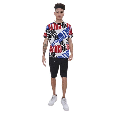 Forever 21 Men's Culture Print Ringer Tee