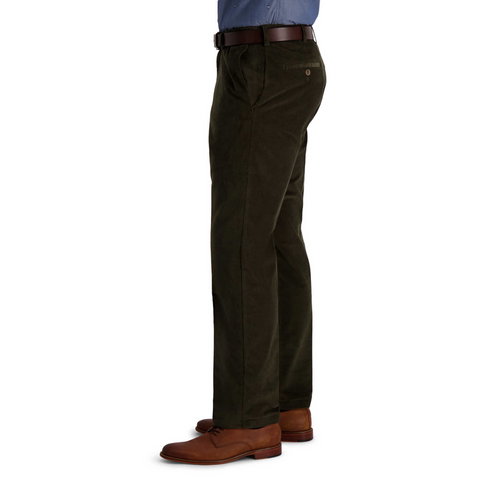 Haggar Men's Stretch Corduroy Pant Classic Fit
