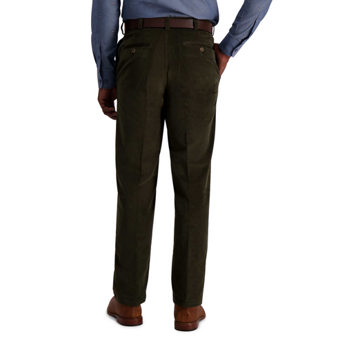 Haggar Men's Stretch Corduroy Pant Classic Fit