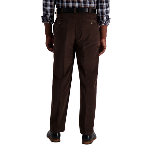 Haggar Men's Stretch Corduroy Pant Classic Fit