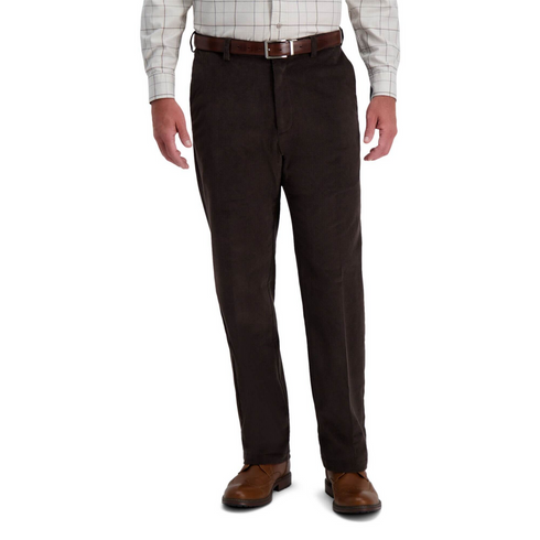 Haggar Men's Stretch Corduroy Pant Classic Fit