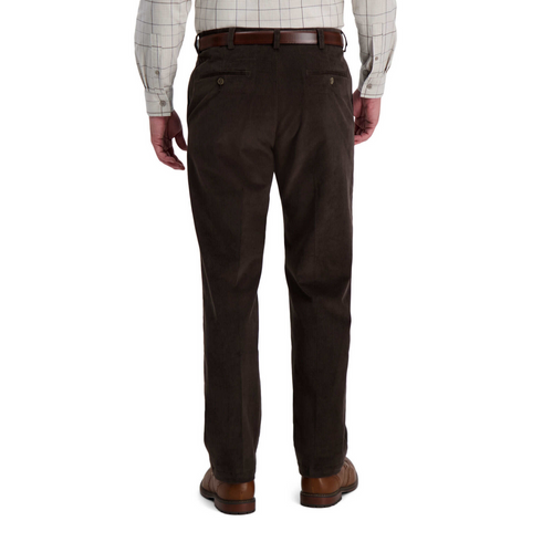 Haggar Men's Stretch Corduroy Pant Classic Fit