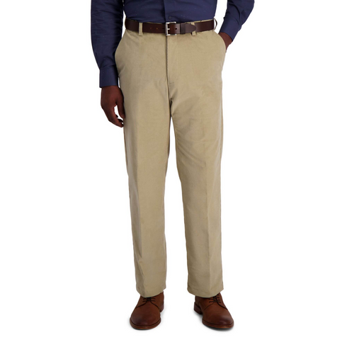 Haggar Men's Stretch Corduroy Pant Classic Fit