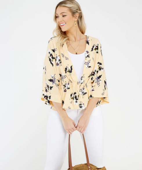 Kismet Elodie Kimono Top, Extra Small - MGworld