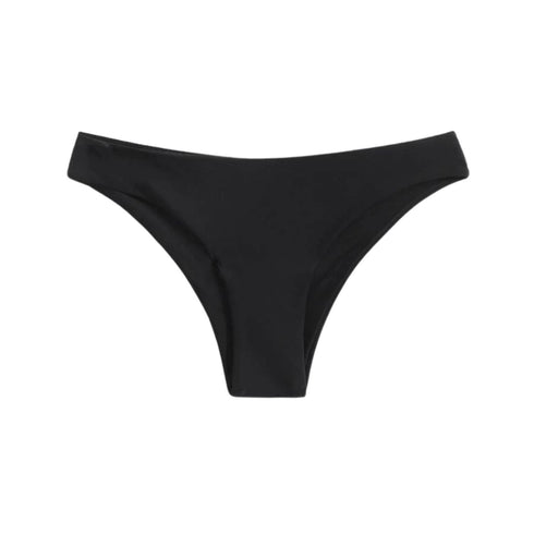 Shein Solid Black Bikini Panty