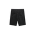 Zara Premium The 90's Bermuda Shorts In Shadow Black