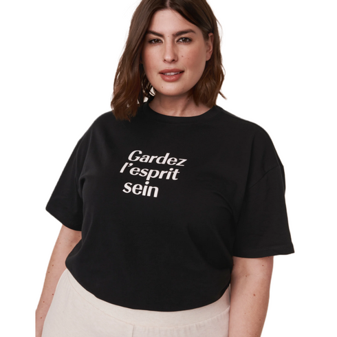 la Vie en Rose Gardez l'esprit sein T-shirt | L/XL