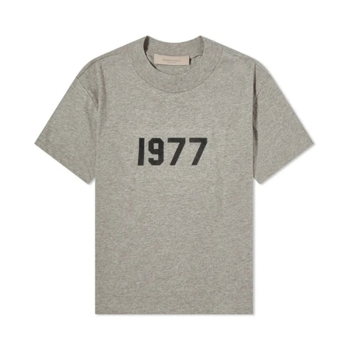 Fear of God ESSENTIALS 1977 Women's Short Sleeve T-Shirt, Dark Oatmeal