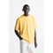 Zara Men's Rib Collar T-Shirt, Yellow