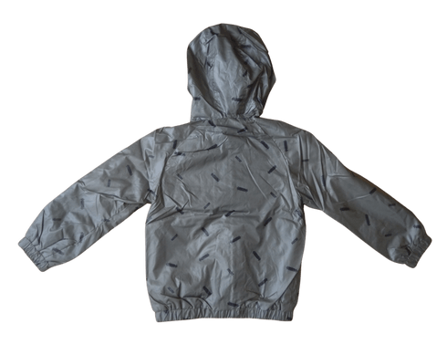Moodstreet Raincoat Windbreaker Waterproof Hoodie, 98cm/2Y Back, Green