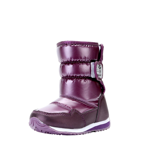 Vecjunia Boys Girls Kids Winter Snow Boots Anti-Slip Faux Fur Lined Shoes 12.5 US | 30EU | 11.5 UK - MGworld