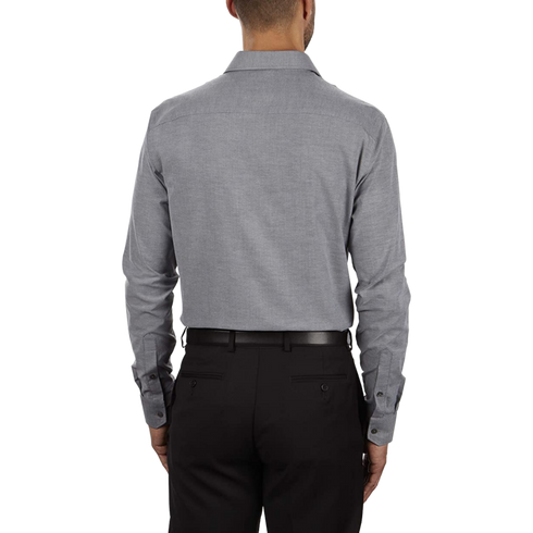 Geoffrey Beene Men's Dress Shirt Slim Fit Flex Collar Stretch Solid, Large - MGworld