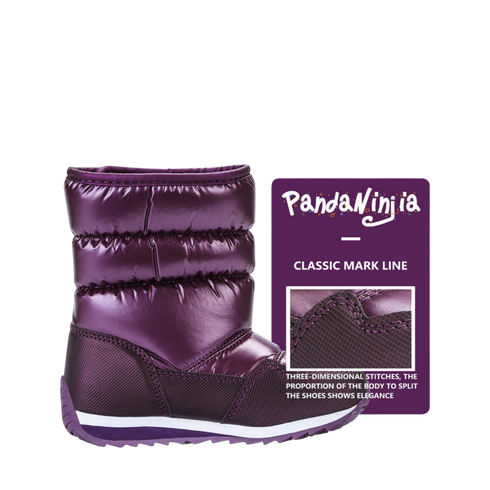 Vecjunia Boys Girls Kids Winter Snow Boots Anti-Slip Faux Fur Lined Shoes 12.5 US | 30EU | 11.5 UK - MGworld